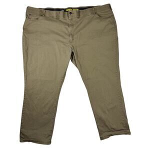Lee Performance Extreme Motion Straight Fit Tapered Leg Men's 60X30 Tan Pants